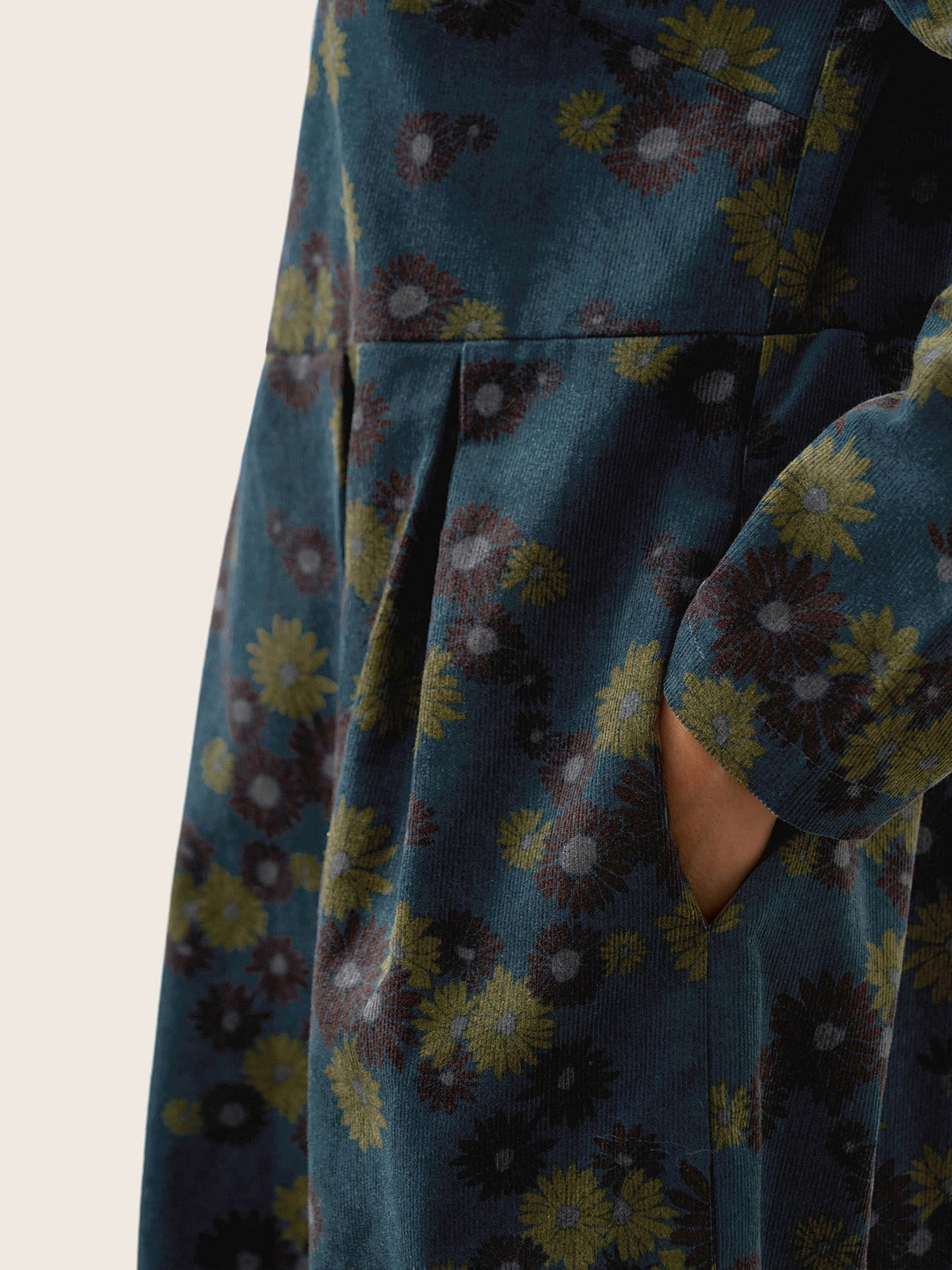 SENRI | Robe Midi Imprimée en Coton Bio