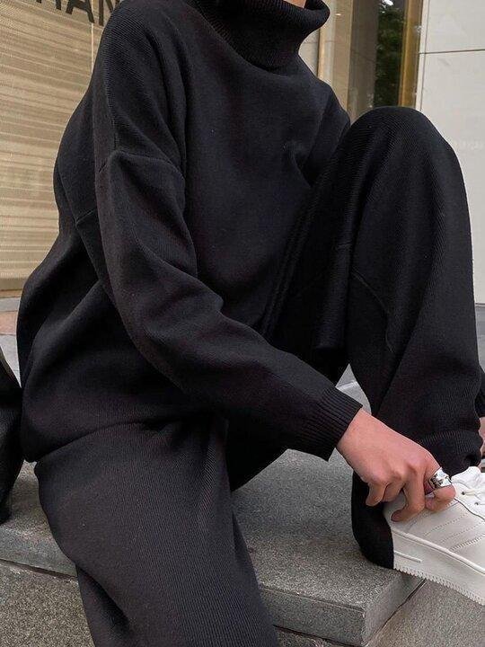 SENRI | Ensemble Tricot Décontracté