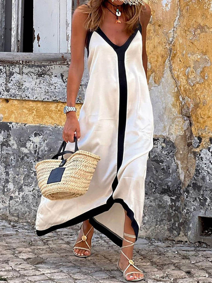 SENRI | Robe Maxi Sans Manches Douce Maxine