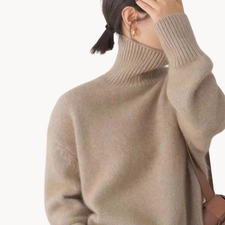 SENRI | Pull Col Roulé Juliette en Cachemire