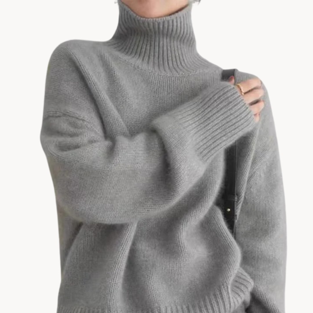 SENRI | Pull Col Roulé Juliette en Cachemire