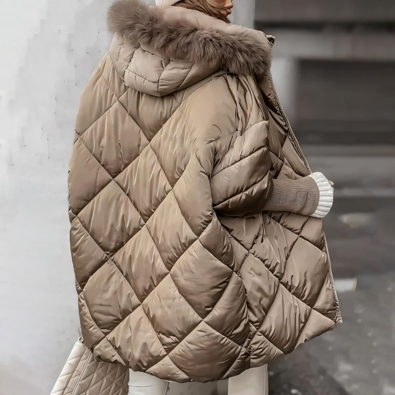 SENRI | Parka Midi avec Manches Tricotées