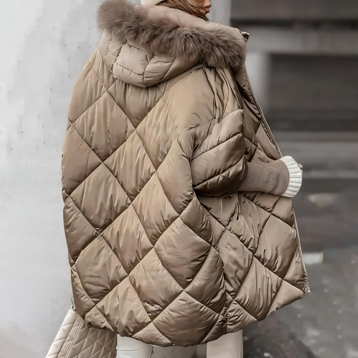 SENRI | Parka Midi avec Manches Tricotées