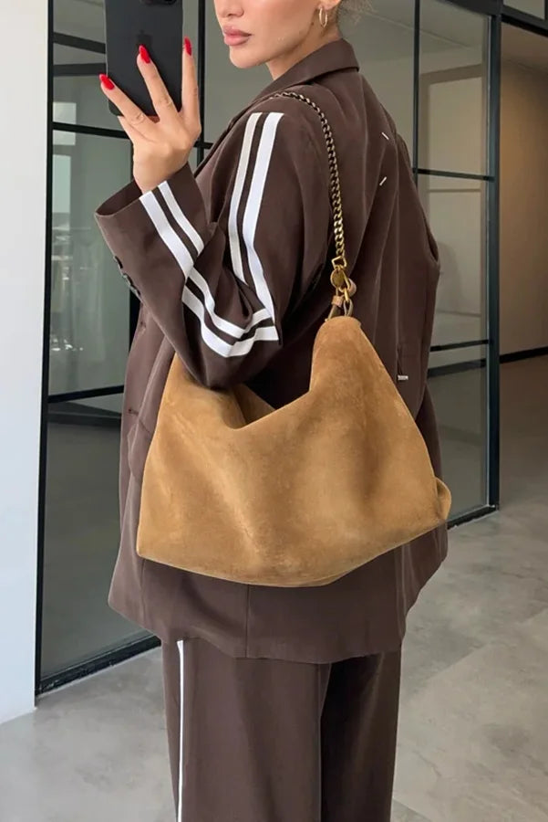 SENRI | Ensemble Rayé Chic à Ceinture