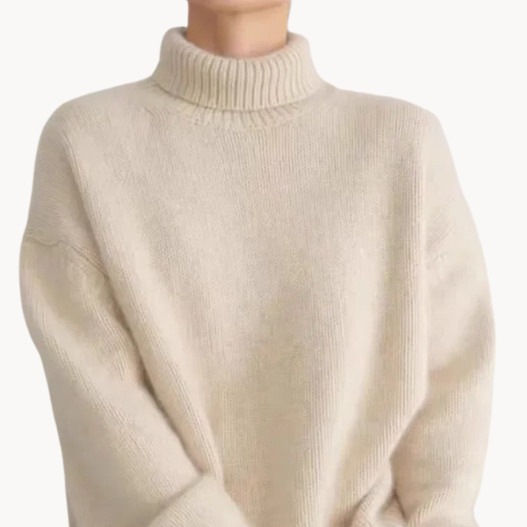 SENRI | Pull Col Roulé Juliette en Cachemire
