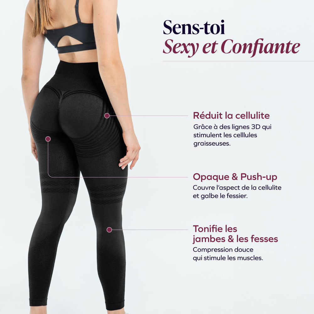 SENRI | Legging Sculptant Noir