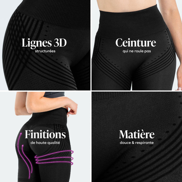 SENRI | Legging Sculptant Noir