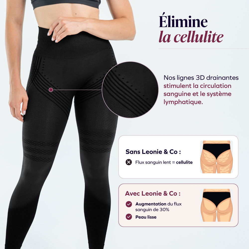 SENRI | Legging Sculptant Noir