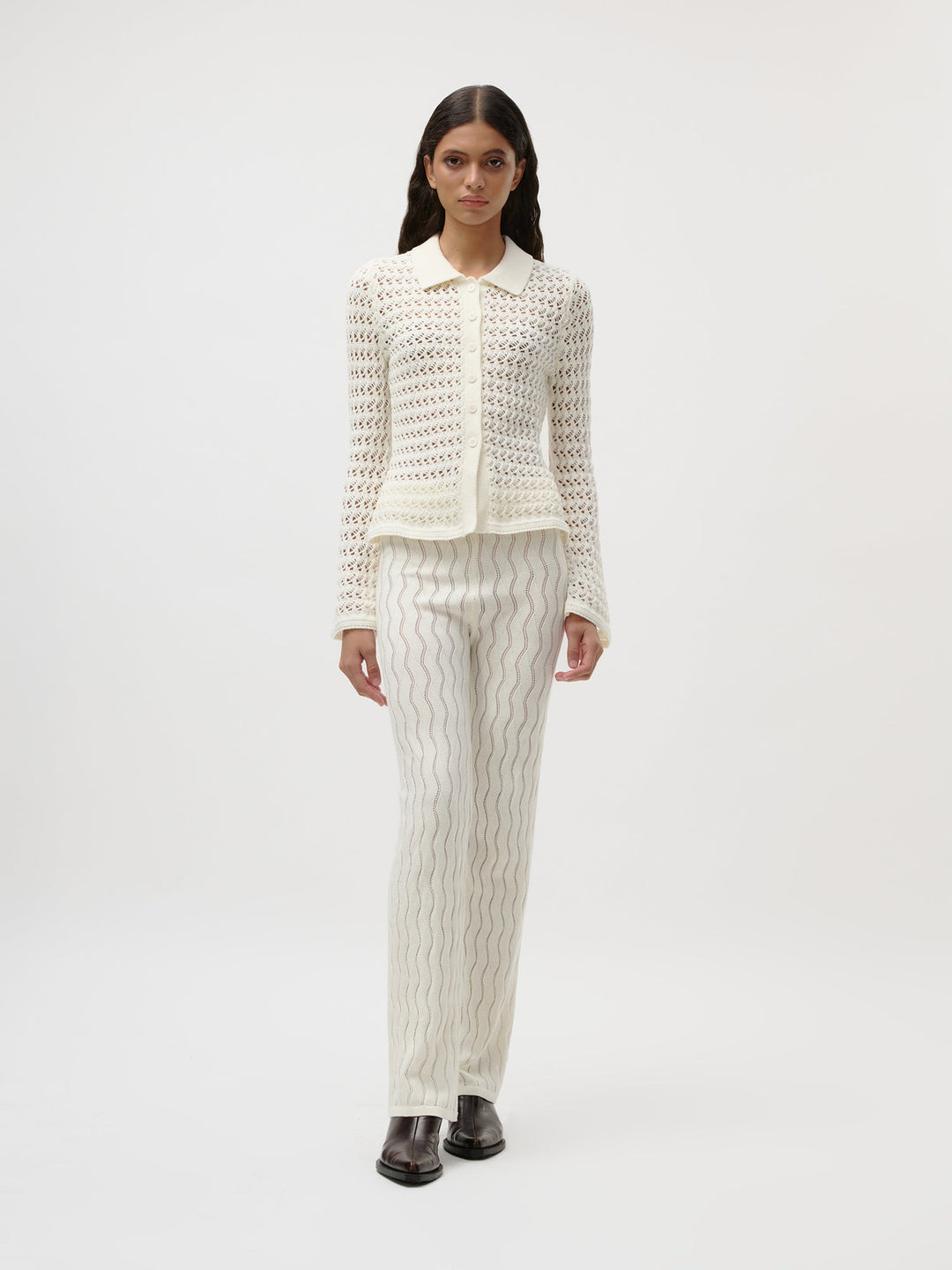 SENRI | Pantalon Maxi Taille Haute