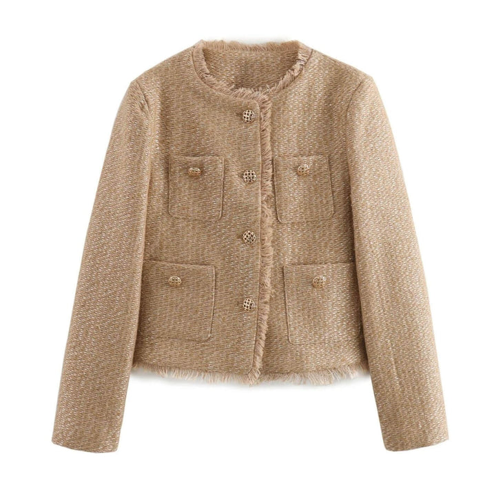 SENRI | Veste Élégante en Tissu Texturé