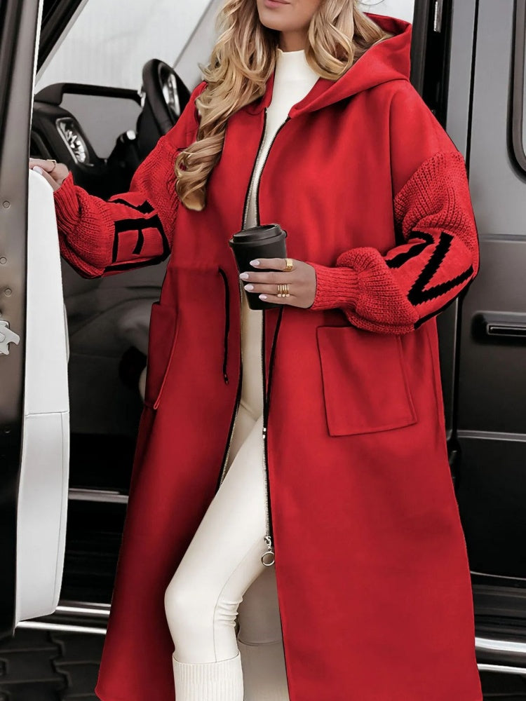 SENRI | Manteau Long à Capuche Style Trench