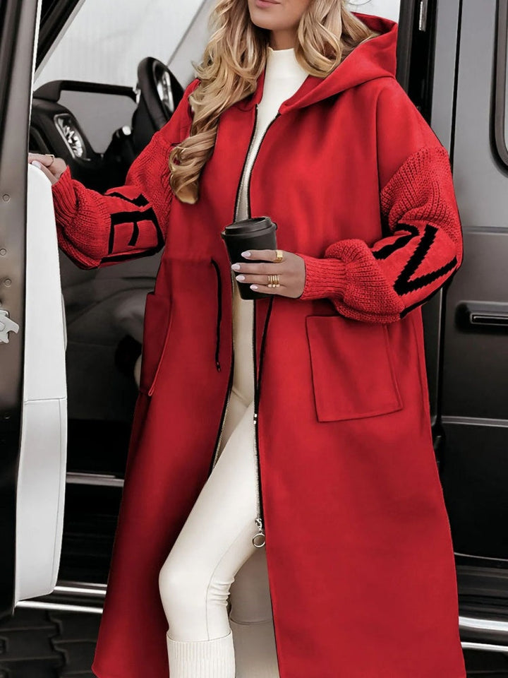 SENRI | Manteau Long à Capuche Style Trench