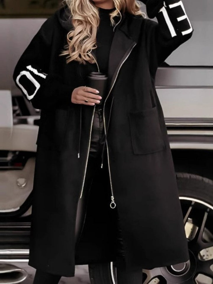 SENRI | Manteau Long à Capuche Style Trench