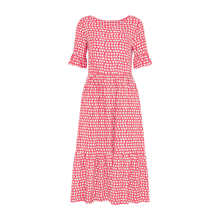 SENRI | Robe Midi Volants Décontractée Blythea