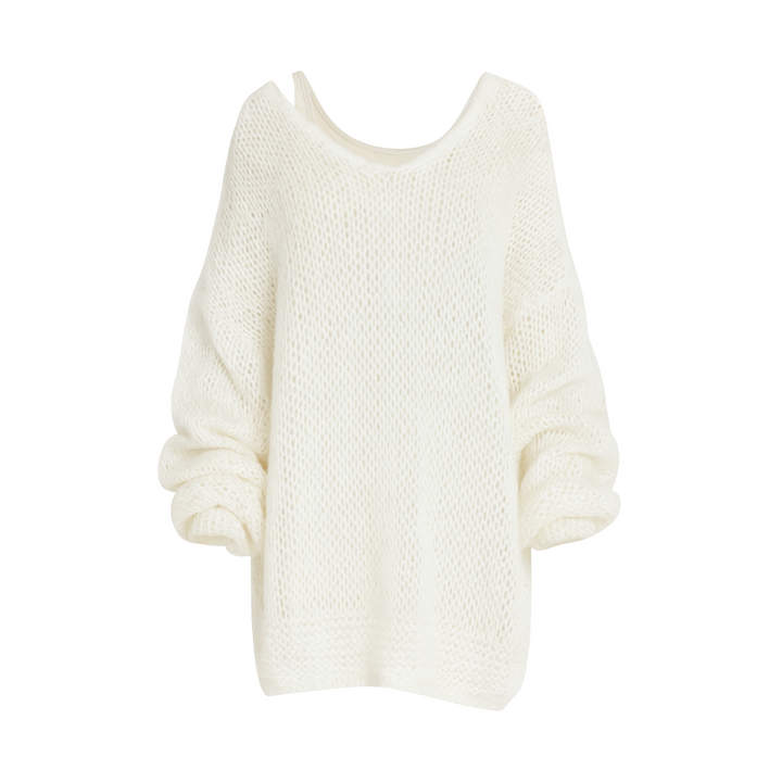 SENRI | Pull Décontracté à Col V