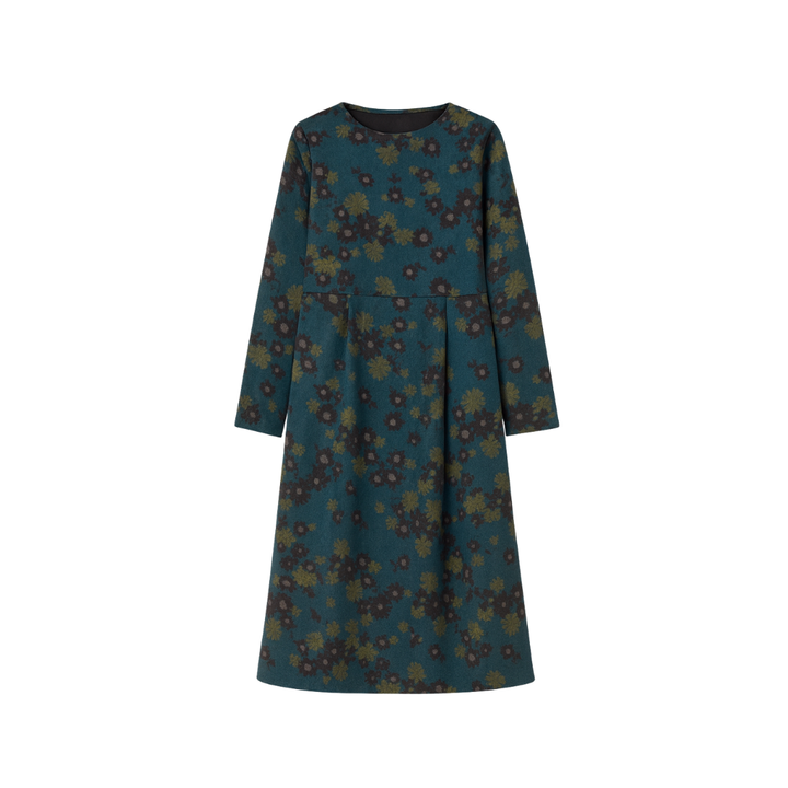 SENRI | Robe Midi Imprimée en Coton Bio