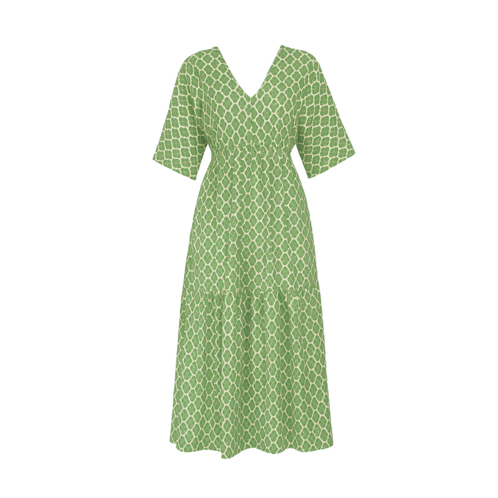 SENRI | Robe Maxi Bohème Imprimée