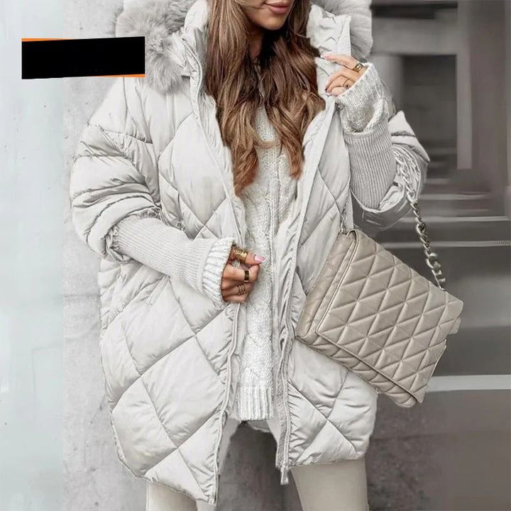 SENRI | Parka Midi avec Manches Tricotées