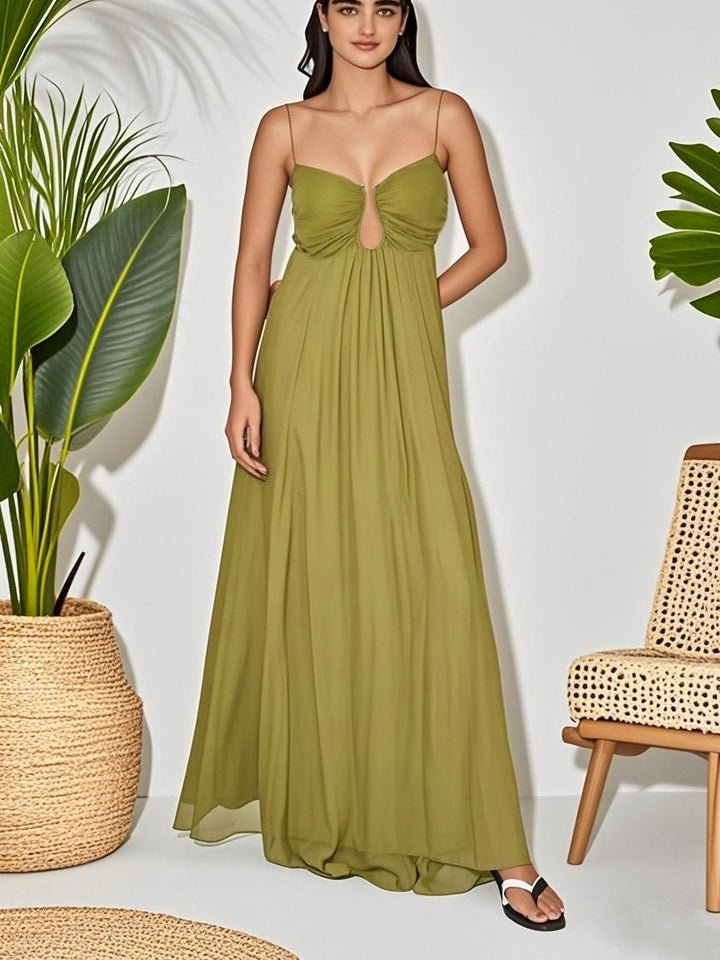 SENRI | Robe Élégante à Bretelles