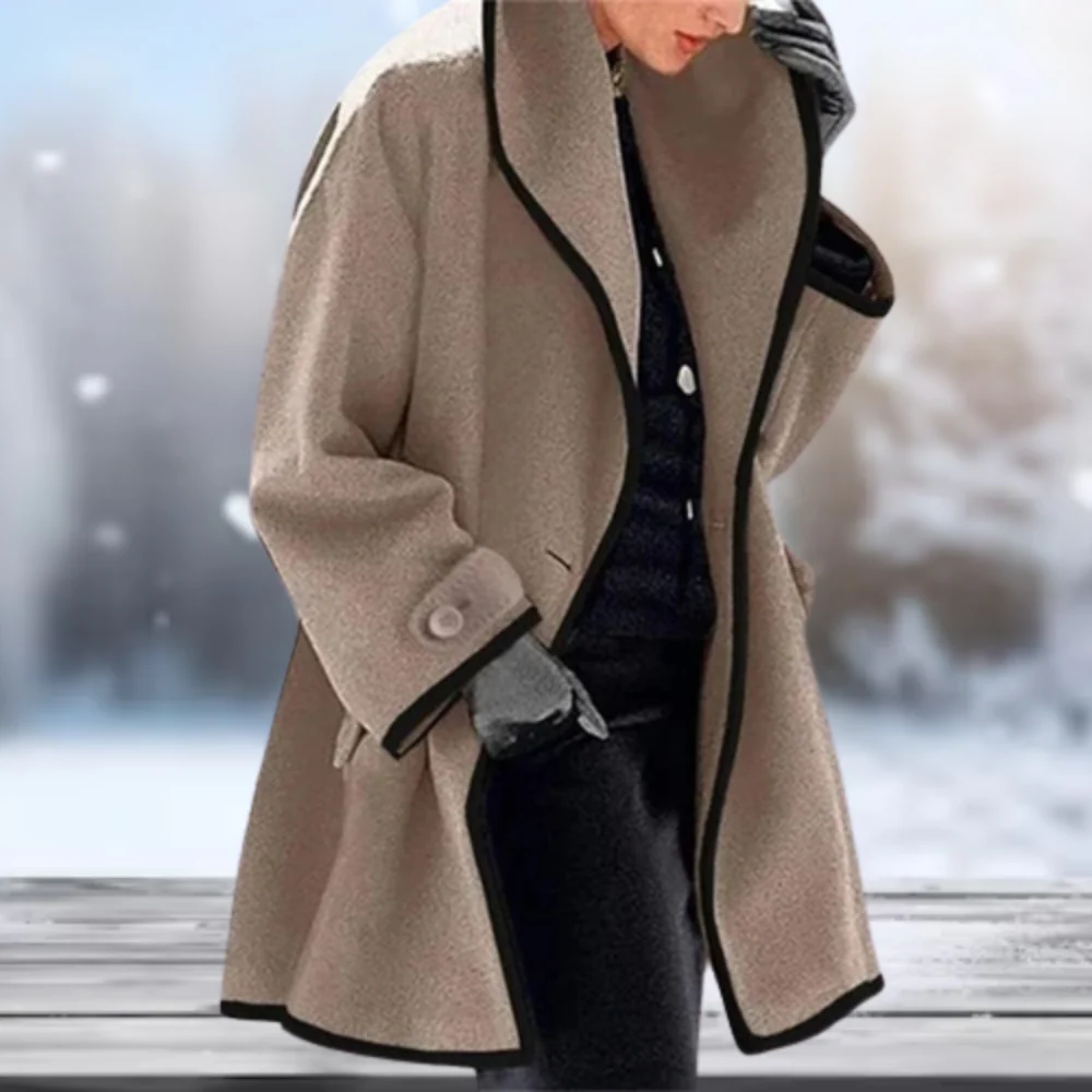 SENRI | Manteau Laine Douce Automne-Hiver