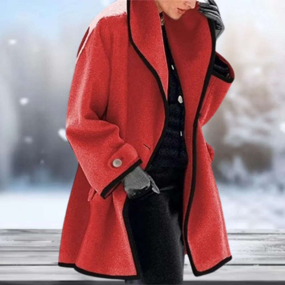 SENRI | Manteau Laine Douce Automne-Hiver