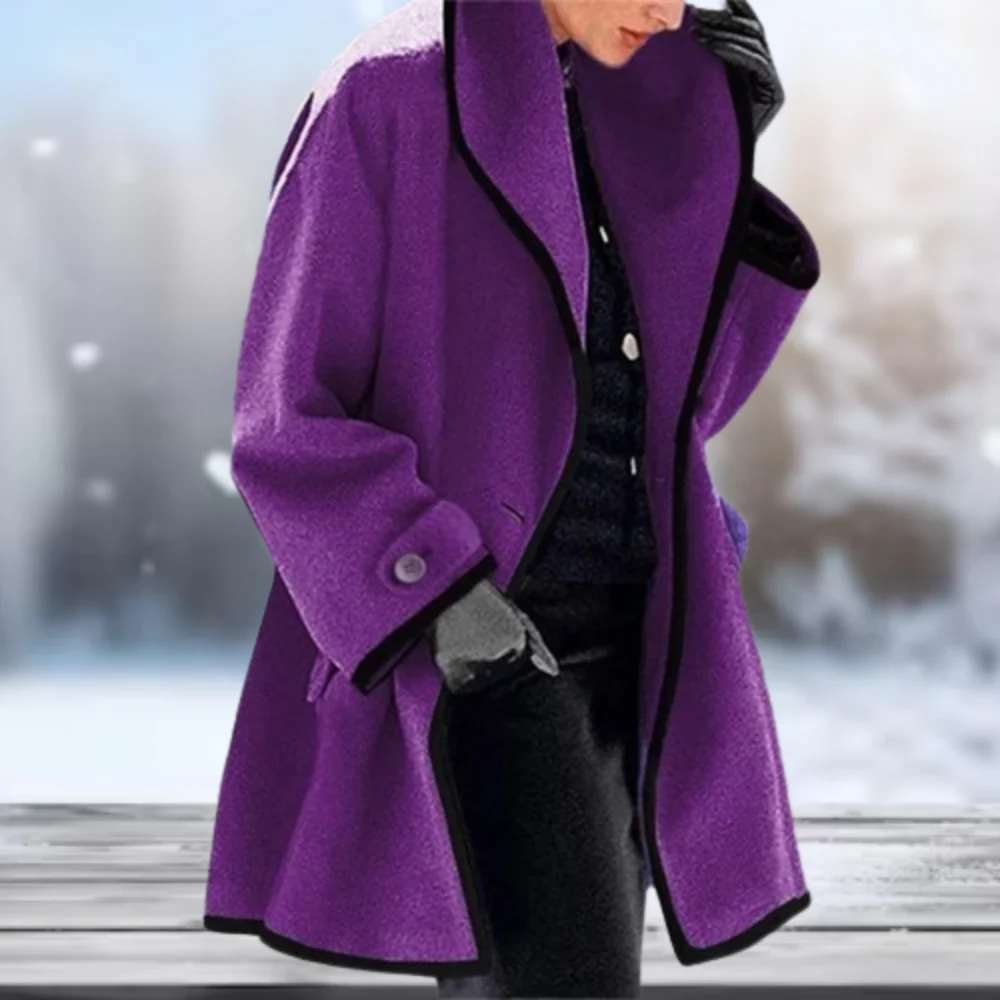 SENRI | Manteau Laine Douce Automne-Hiver