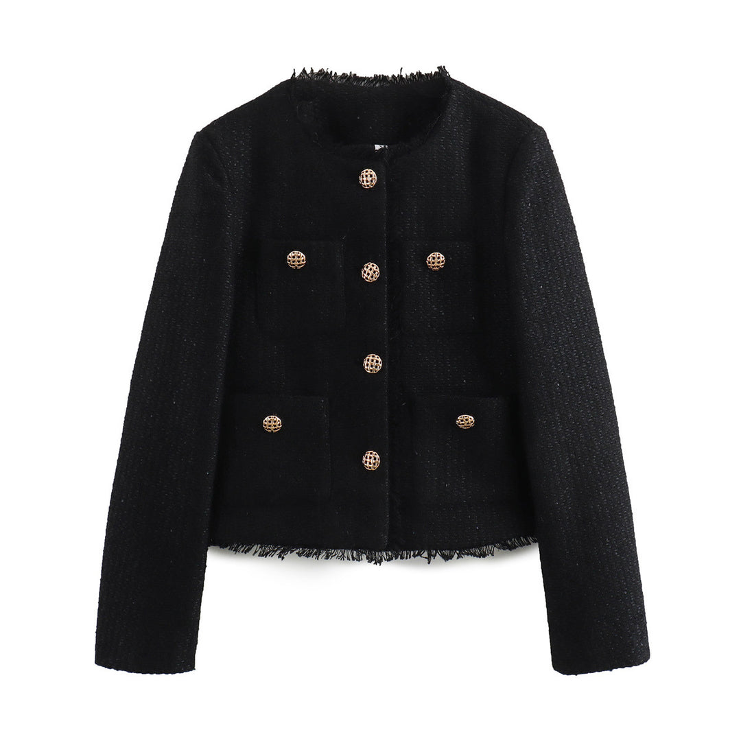 SENRI | Veste Élégante en Tissu Texturé