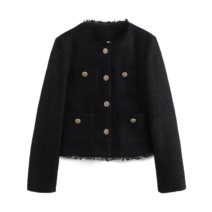 SENRI | Veste Élégante en Tissu Texturé