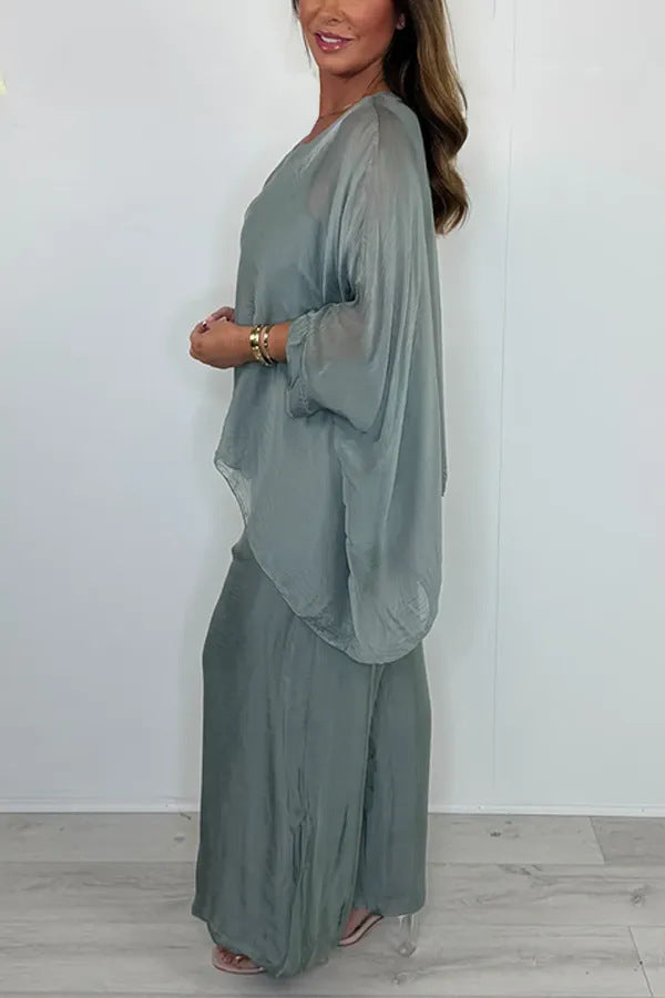 SENRI | Ensemble Élégance en Chiffon